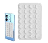 Phone Case Mount - Silicone, 9,4 x 5,4 x 0,6 cm Suction Cup Cellphone Holder Space-Saving Reusable Design | Stable Grip Mobile Stand, Compact Phone Holder For Cars, Desks, And Social Media Recording