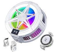 Phone Cooler 3 Speeds Low Noise Portable with Lights