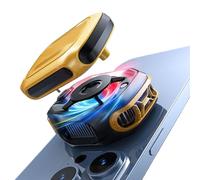 Phone Cooler - ABS Portable Mobile Phone Cooling Fan | Smart Magnetic Digital Display Fast Radiator For Game Men Hot Weather Smartphones Women Travel Tablet Home