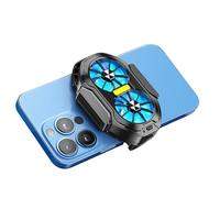 Phone Cooler, Cell Phone Air Cool, 3.41x2.45x1.3 Inches Double Fan High Efficiency Smartphone, Heat Dissipation Tool for Watching Videos, Playing Games, And Music Listening