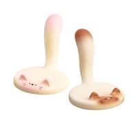 Phone Desk Phone Stand | 2 Pieces Resin Non-Slip Portable Cute Cat Decor |