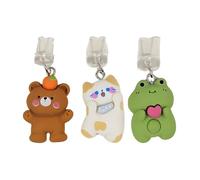 Phone Dust Plug, USB Port Cover, 1.38x0.79in Decorative Charging Sealed, Anti Dust Portable Design, Cartoon Acrylic Protector for Phones, Tablets, Offices, Gym, Daily Travel