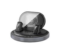 Phone Holder For Car Dashboard - Hands-Free, Automatic Locking Mount | 3.35x3.35x1.97in & 160g | ABS + PP Material | 360° Rotating Car Dashboard Phone Mount With Auto-Lock & Anti-Slip Base
