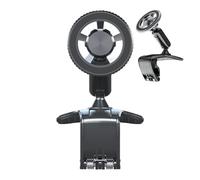 Phone Holder for Car - Magnetic Clip Mount | 360° Adjustable Dashboard Sta