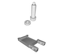 Phone Holder for iPhone 8 Plus Otterbox Case - Car Mount with Steel Ball System