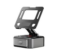Phone Holder with Speaker, Foldable Wireless Stand, Anti-Slip Base Mount, Stereo Surround Sound, Compact Tech Accessory, Great Sound Quality, Made from Abs Material, 3000mah