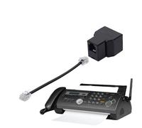 Phone Jack Splitter | 2 Ports Phone Cable Adapter | Telephone Cord Adapter For Phonee, Fax Machine, Modem, DSL Equipmenttelephone Cable Splitter Phon Splitters Adapters Phones Cord Splitters Phones Li