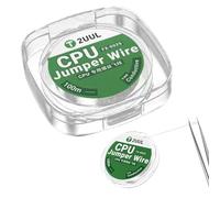 Phone Jump Wire, Cpu Flying Line, Silver Repair Cable, Ultra Thin Bend Resistant, Industrial Electronic Use, Size 0.002cm/0.000787 Inches, 100m/328.08 Feet Silver 1 Roll 26g