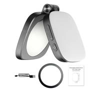 Phone Light for Pictures - Magnetic Folding LED Light, Adjustable Brightness, Cool Gadget with Makeup Mirror, Ricaricabile Photography Accessory | Phone Lights for Video Recording Laptop Tablet