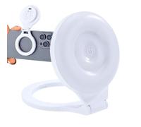 Phone Light - Selfie Light | Magnetic Multi-Angle Portable and Ricaricabile Compact Video Conference Lamp for Photography and Video Calls with Magnetic Attachment