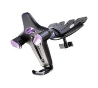 Phone Mount For Car - Car Phone Holder Mount, With Music Slot Adjustable Automatic Clamping | Cell Phones Automobile Cradles Cars Holder For Truck Sedan RV Automotive Men Women Driver Travel Road Tri