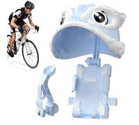 Phone Mount For Motorcycle Waterproof Stable Grip Phone Mount With Lion Hat