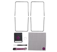 Phone Screen Middle Frame Bezel with Repair Tool Kit, Z Flip 4 5G F721 Phone LCD Display Panel Bezel Replacement