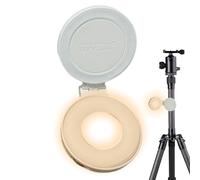 Phone Selfie Light, Magnetic LED Lamp, Portable Ring Light, 360° Adjustable with Built-In Mirror, USB Rechargeable Design, Clip-On Makeup Fill, Video Call Vlog Recording Outdoor Travel Accessory