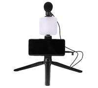 Phone Selfie Stick, Sturdy, Selfie Stick Tripod, Heavy Duty, Selfie Light, Portatile, Telefono Selfies Light, LED Phone Tripod Mount, 11.42 x 12.2 x 7.09, for Video Recording Makeup Live Streaming