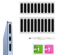 phone speaker dustproof mesh stickers | adhesive protective net, soundproof cover, tablet and smartphone screen guard | high-density nylon layer preventing debris blockage for daily device use and tra