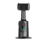 Phone Stabilizer For Video Recording 8.2x8.2x13cm AI Tracking 360° Rotation,Face Recognition Cell Phone Stabilizer | Long Battery Life For Outdoor Adventures Running Indoor Filming Vloggers Travel