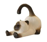 Phone Stand - Cat Shape Desktop Holder - Resin Animal Desk Ornament Stable