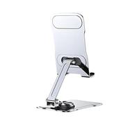 Phone Stand Foldable, Rotating Desktop Mobile, Adjustable Smartphone Bracket Holder, Tablet Support Desk Accessory for Photography Vlogging Streaming Travel Office Kitchen Use 4.06x2.6x1.14 inches