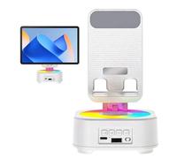 Phone Stand with Speaker - Clear Sound Portable Audio Gadget | Handy Phone Speaker Stand for Audio | Ideal for Friends, Live Streaming, Home, Indoor, Ufficio, School, Bedroom Use