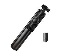 Phone Tripod & Selfie Stick, Extendable Stand with Integrated Remote Control, Live Photo Stand for Video Recording, Photography, Home Broadcast, and Vlogging, Aluminum Alloy Material