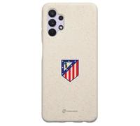 Phonecases3D - Custodia per cellulare compatibile con Samsung Galaxy A32 Atlético de Madrid Ufficiale 100% a base vegetale nera