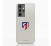 Phonecases3D - Custodia per cellulare compatibile con Samsung Galaxy S21 Ultra Atlético de Madrid Ufficiale 100% a base vegetale nera