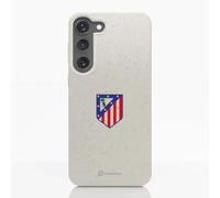 Phonecases3D - Custodia per cellulare compatibile con Samsung Galaxy S23 Plus/Pro Atlético de Madrid Ufficiale al 100% a base vegetale nera