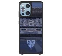PHONECASES3D - Custodia per cellulare OPPO Find X3 Ufficiale di Malaga CF TPU Protector Black