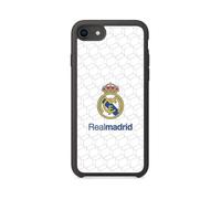 Phonecases3D - Custodia per cellulare per Apple iPhone SE 2020 (2a generazione) Real Madrid Custodia protettiva ufficiale 3D TPU nera