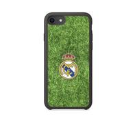 PHONECASES3D - Custodia per cellulare per Apple iPhone SE 2020 (2nd Generation) Ufficiale Real Madrid TPU Protector Black