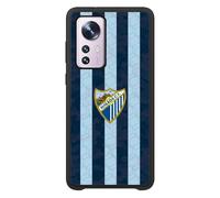 PHONECASES3D - Custodia per cellulare per Xiaomi 12/12X Global 5G Ufficiale di Malaga CF TPU Protector Black