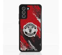 PHONECASES3D - Custodia per Samsung Galaxy S21 Plus/Pro Ufficiale Manchester United FC TPU Protector Black