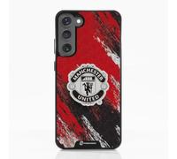 PHONECASES3D - Custodia per Samsung Galaxy S23 Plus/Pro Ufficiale Manchester United FC TPU Protector Black