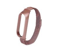 PHONEKIT CONTACT Cinturino in metallo per Xiaomi Mi Band 5/6 Rosa Oro