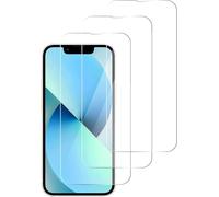 PhoneThrone 3 pack Pellicola Vetro Temperato per iPhone 13/13 PRO Pollici, Pellicola Protettiva HD trasparente, Durezza 9H, Anti Graffio, Senza Bolle - 3 Pezzi