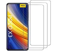 PhoneThrone 3 Pezzi, Vetro Temperato per Xiaomi Poco X3 / Poco X3 Pro/Poco X3 NFC, Pellicola Anti Graffio, Anti-Impronte, Senza Bolle, Durezza 9H, 0,33mm Ultra Trasparente, Resistente