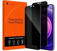 PhoneThrone Privacy Vetro Temperato Compatibile con IPHONE 16 PLUS, Anti-Spy Pellicola Protettiva, 9H Durezza Ultra Resistente, Protezione Privacy Schermo Pellicola, Anti-Graffio 2 Pezzi