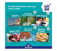 Phonic Books Lift Off Readers R Controlled Vowels and Long Vowel Tea (Tascabile)