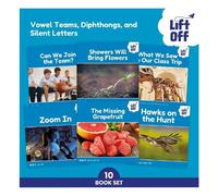 Phonic Books Lift Off Readers Vowel Teams, Diphthongs, and Silent Le (Tascabile)