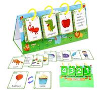 Phonics - Carte da costruzione per parole e frasi, adatte per bambini, strumento educativo per l'apprendimento della memoria visiva, carte di apprendimento inglese