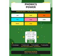 Phonics Power: Word Families, Blends & Digraphs for Young Readers - Daily Spelling Workbook for Kids Ages 5-8, Grades K-2 (Spelling Star Series, Vol. ... Page | Look, Say, Cover, Write, Check | Full