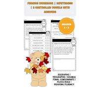 Phonics Workbook | Diphthongs | R Controlled Vowels | Digraphs | Trigraphs | Double Final Consonants | Floss Rule | Reading Fluency