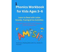 Phonics Workbook for Kids Ages 3-6 Letters AMFSIT: Learn to Read with Letter Sounds, Tracing & Fun Activities