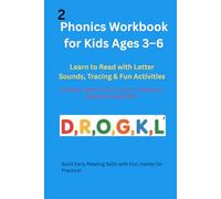 Phonics Workbook for Kids Ages 3-6 Letters: Includes Letters D, R, O, G, K & L | Research-Based Learning Order