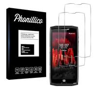 PHONILLICO Vetro temperato per Crosscall Core X4/Core X5 [2 Pezzi] Pellicola Protettiva Trasparente Vetro Protezione Schermo