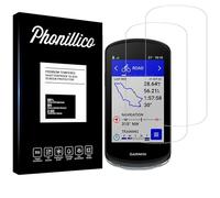 PHONILLICO Vetro temperato per Garmin Edge 1040/1040 Solar [2 Pezzi] Pellicola Protettiva Trasparente Vetro Protezione Schermo