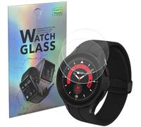 PHONILLICO Vetro temperato per Samsung Galaxy Watch 5 Pro 45 mm [confezione da 2] [Diametro 36mm] Pellicola proteggi schermo per orologio anti graffio