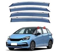 PHONME Auto Deflettori Aria per Hon-da Fit/Jazz Hatchback MK4-GR 2021-2023, Anteriori Posteriori Parapioggia Finestrino Deflettori d'Aria Antiturbo Finestra Visiera Deflettore Pioggia Accessories