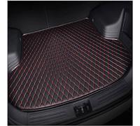 PHONME per Au-di Q5 Sportback 2021-2023 Auto Tappetini per Bagagliaio in Pelle Vasca Baule Fodera Antiscivolo Tappetino Tappeto Protezione Interni Accessori,Black-Red